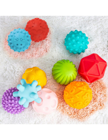 WOOPIE Klocki Sensoryczne do Ściskania 8 el.