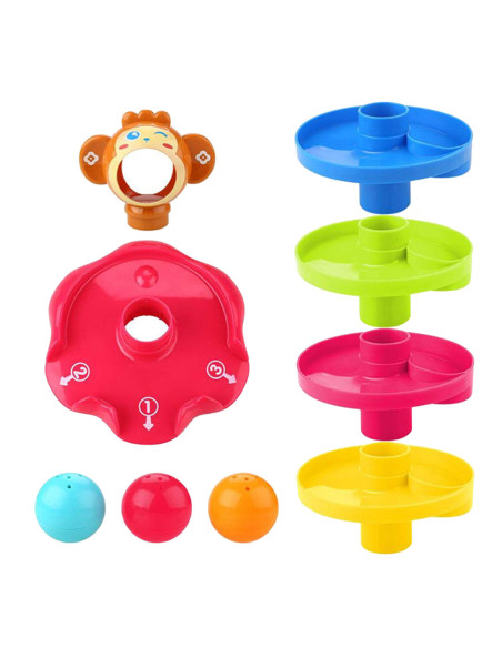 WOOPIE Kulodrom Tor Kulkowy Zestaw Spirala + 3 Kulki