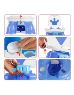 WOOPIE Pierwszy Nocnik dla Dziecka z Muzyką 3w1 Krzesełko Stopień 2