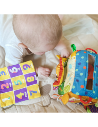 WOOPIE Zabawka Edukacyjna Sensoryczna Pani Metka Pudełeczko Chusteczek