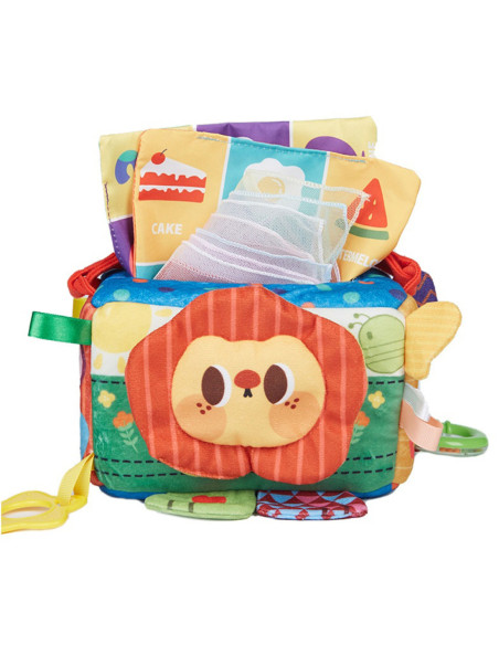 WOOPIE Zabawka Edukacyjna Sensoryczna Pani Metka Pudełeczko Chusteczek