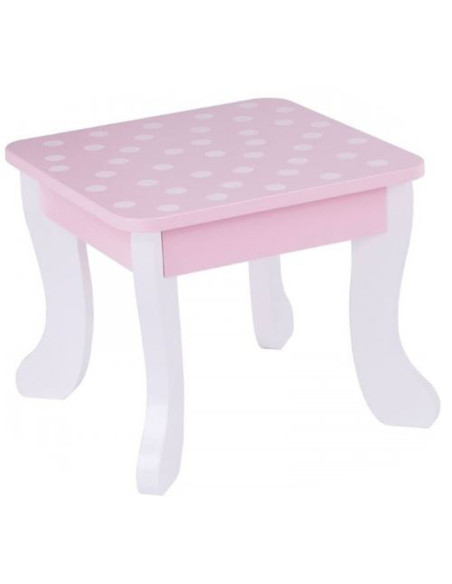 TOOKY TOY Drewniana Toaletka Dziecięca z Krzeszłem