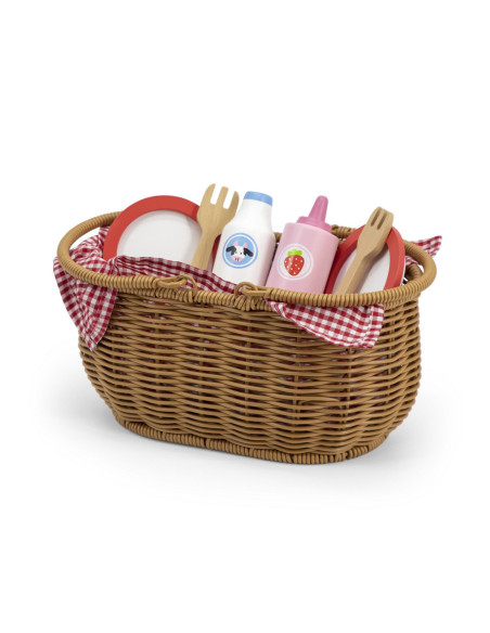 VIGA Drewniany Zestaw Piknikowy 30 el.