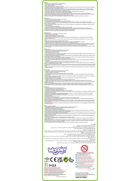 WOOPIE Plac Zabaw Zamek 3w1 Huśtawka Zjeżdżalnia 166 cm