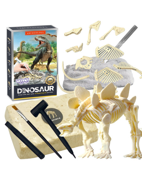 WOOPIE Zabawka Kreatywna Dinozaur Szkielet Wykopalisko Archeologiczne