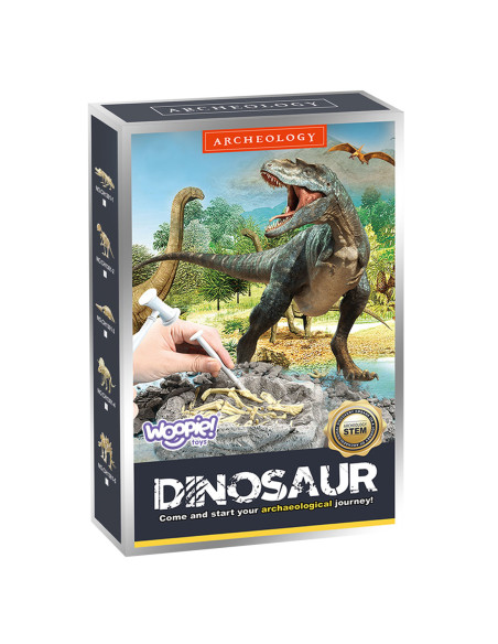WOOPIE Zabawka Kreatywna Dinozaur Szkielet Wykopalisko Archeologiczne