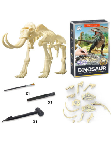 WOOPIE Zabawka Kreatywna Dinozaur Szkielet Wykopalisko Archeologiczne