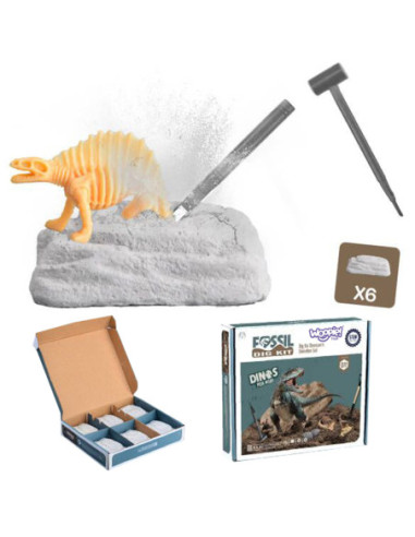 WOOPIE Wykopalisko 6w1 Dinozaur Szkielet Mały Archeolog