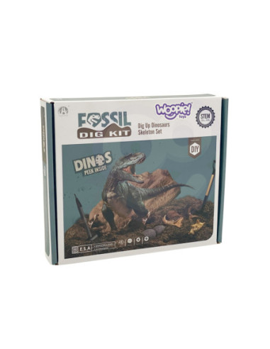 WOOPIE Wykopalisko 6w1 Dinozaur Szkielet Mały Archeolog
