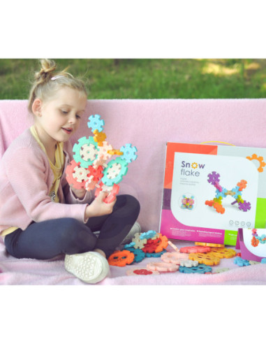 WOOPIE Klocki Konstrukcyjne Wafle Jeżyki 120 el.