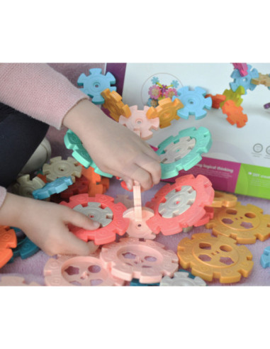 WOOPIE Klocki Konstrukcyjne Wafle Jeżyki 120 el.