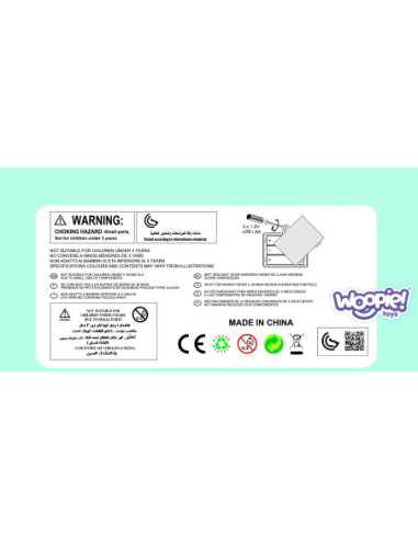 WOOPIE Interaktywny Odkurzacz dla Dzieci z Funkcją Ssania