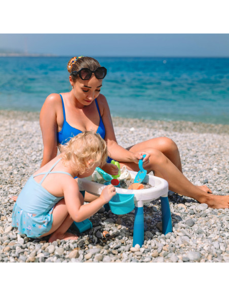 WOOPIE Stolik Wodny do Piasku Ośmiornica Piaskownica 13 akc.