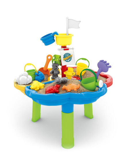 WOOPIE Stolik Wodny Piaskownica 3w1 Statek Piracki 13 el.