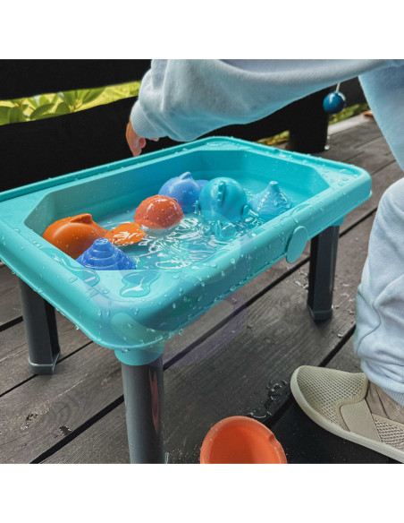 WOOPIE Stolik Wodny 3w1 Piaskownica Gra Łowienie Rybek 6 el.
