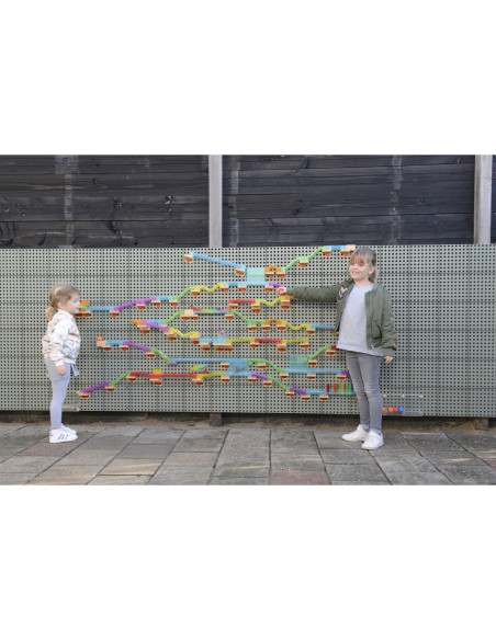 MASTERKIDZ Zestaw Konstrukcyjny Tor dla Piłek do Tablica STEM 63 el.