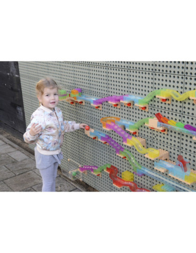 MASTERKIDZ Zestaw Konstrukcyjny Tor dla Piłek do Tablica STEM 63 el.