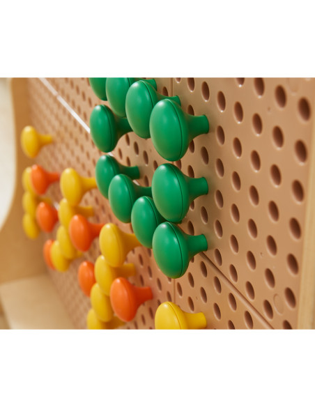 MASTERKIDZ Kolorowe Kołeczki Jumbo do Tablicy STEM 128 Szt. - 8 Kolorów