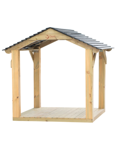 CLASSIC WORLD EDU Duży Drewniany Domek Altana