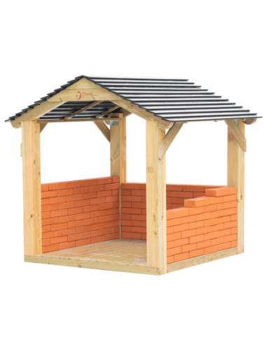 CLASSIC WORLD EDU Duży Drewniany Domek Altana