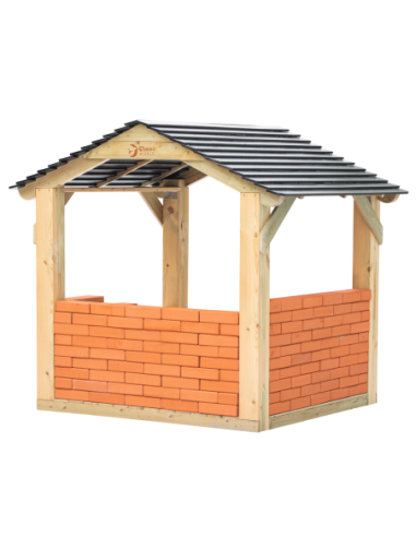 CLASSIC WORLD EDU Duży Drewniany Domek Altana