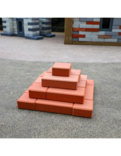 CLASSIC WORLD EDU Cegiełki EVA Miękkie do Budowania 55 szt. 2