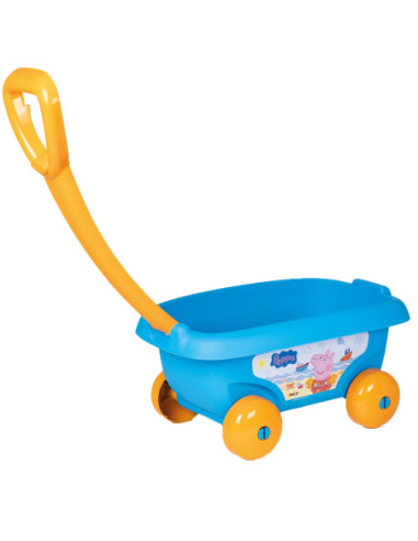 Smoby Wózek z Wiaderkiem i Akcesoriami do Piasku Świnka Peppa