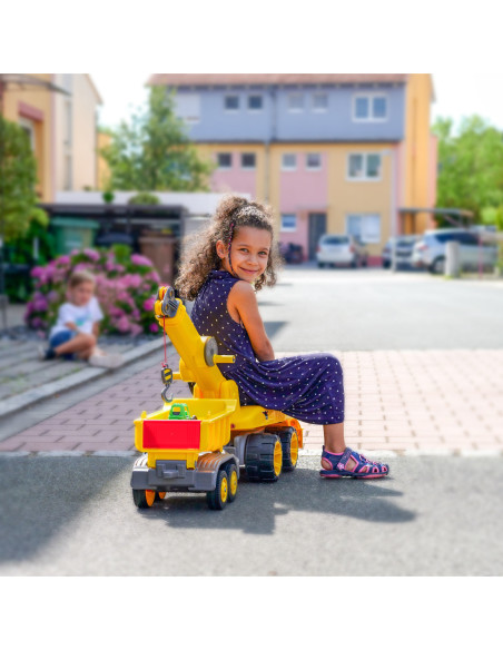 BIG Przyczepka Do Jeździków Power Worker Maxi Ruchoma Platforma