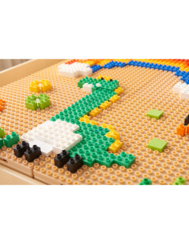 MASTERKIDZ Drewniany Stół Edukacyjny + AKCESORIA STEM WALL + 359 el.