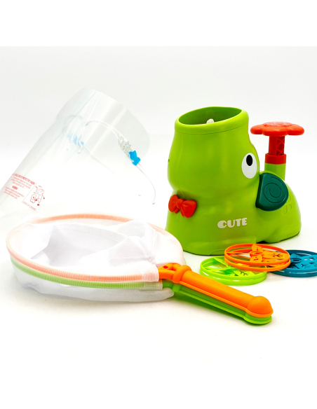 WOOPIE Gra Zręcznościowa Złap Frisbee Wyrzutnia Dysków