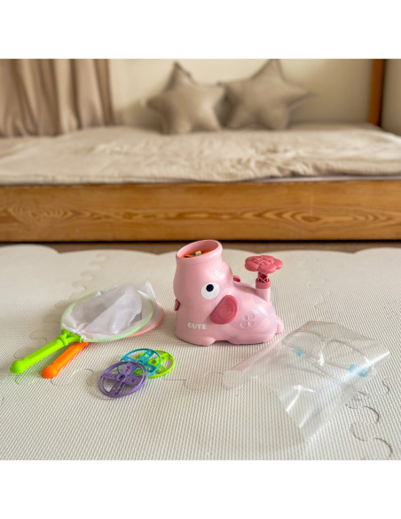 WOOPIE Gra Zręcznościowa Złap Frisbee Wyrzutnia Dysków