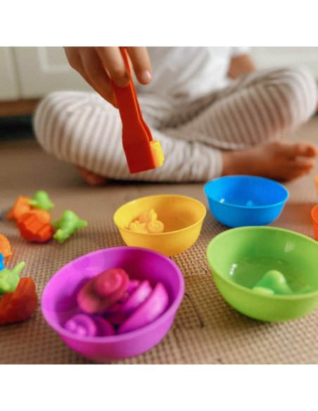 WOOPIE Gra Edukacyjna Sorter Kolorów Pojazdy 44 el.