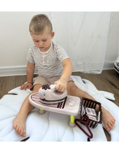 WOOPIE Zestaw do Prasowania 2w1 Deska Żelazko z Muzyką 7 el.