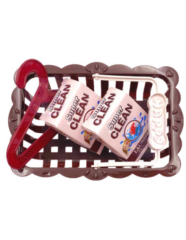 WOOPIE Zestaw do Prasowania 2w1 Deska Żelazko z Muzyką 7 el.