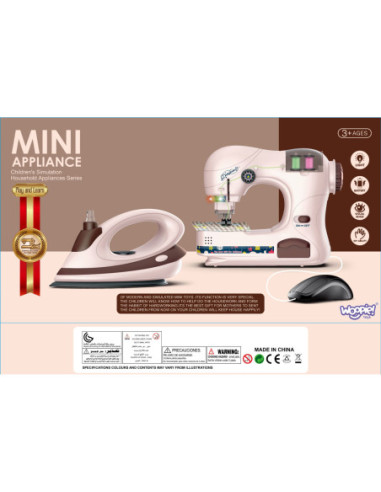 WOOPIE Zestaw do Prasowania 2w1 Deska Żelazko z Muzyką 7 el.