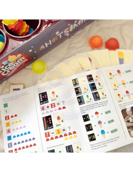 WOOPIE Lodziarnia XXL Sklep Zestaw Mały Sprzedawca + Nauka Liczenia 87 el.