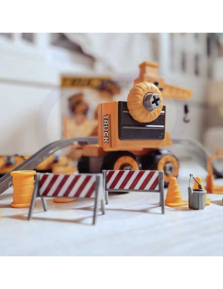 WOOPIE Mega Plac Budowy 5w1 Zestaw XXL do Skręcania DIY