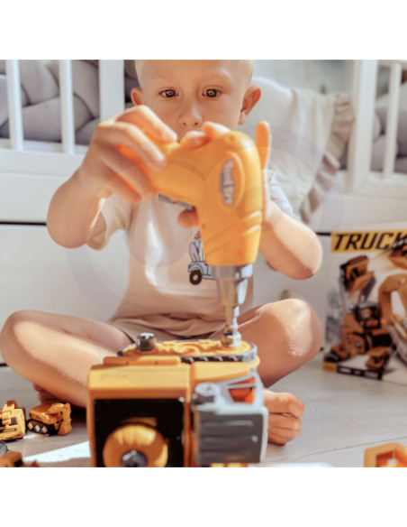 WOOPIE Mega Plac Budowy 5w1 Zestaw XXL do Skręcania DIY