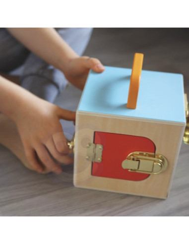 Tooky Toy Edukacyjne Pudełko dla Dzieci z 6w1 od 3 Lat