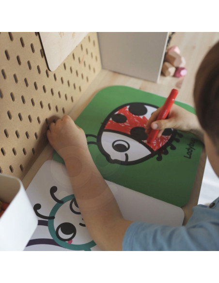 Tooky Toy Edukacyjne Pudełko dla Dzieci z 6w1 od 3 Lat