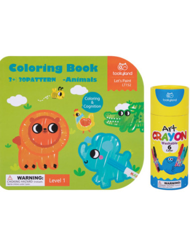 Tooky Toy Edukacyjne Pudełko dla Dzieci z 6w1 od 3 Lat