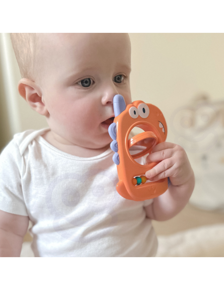 WOOPIE BABY Zabawka Sensoryczna Gryzak Lusterko Dino