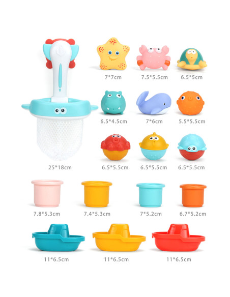 WOOPIE Zestaw do Kąpieli Piasku 17 el.