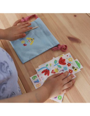 WOOPIE ART&FUN Zestaw Kreatywny Torebka + Naklejki do Dekorcji ponad 109 szt.