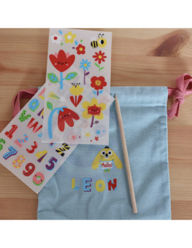 WOOPIE ART&FUN Zestaw Kreatywny Torebka + Naklejki do Dekorcji ponad 109 szt.