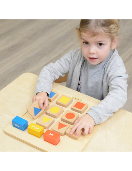 MASTERKIDZ Tablica Edukacjna Sorter Kształty i Kolory