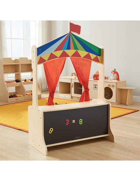 MASTERKIDZ Drewniany Teatrzyk dla Lalek Sklep Stragan