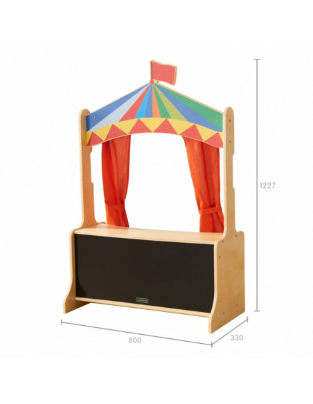 MASTERKIDZ Drewniany Teatrzyk dla Lalek Sklep Stragan
