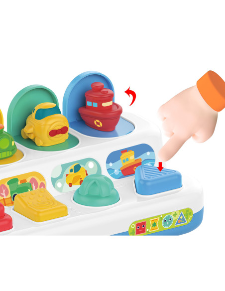 WOOPIE Zabawka Edukacyjna Wyskakujące Pojazdy POP-UP