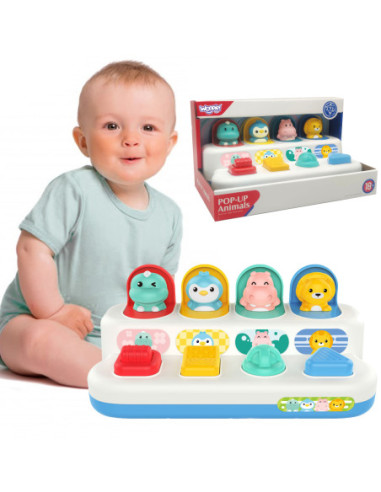 WOOPIE Zabawka Edukacyjna Wyskakujące Zwierzątka POP-UP